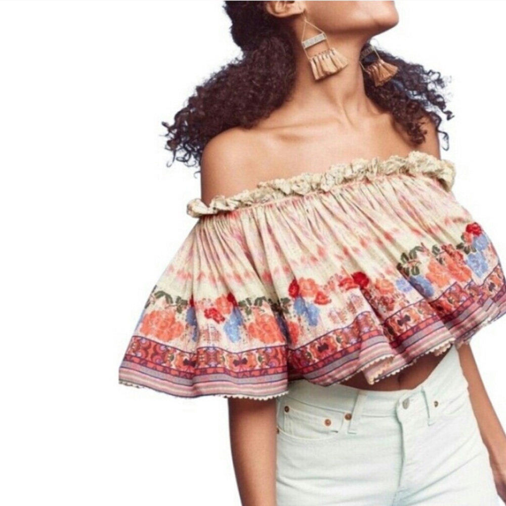 NWOT Anthropologie villa midi top